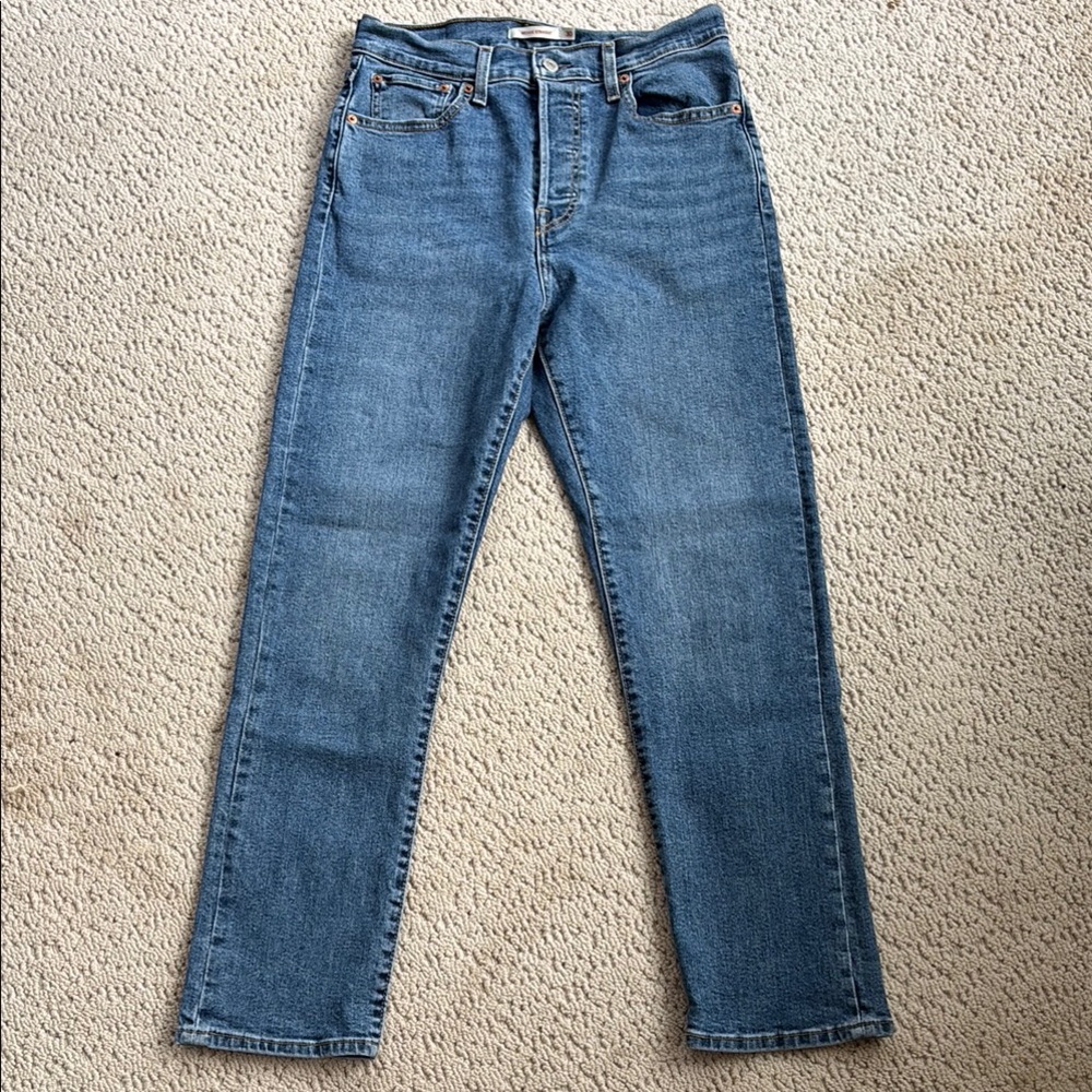 Levi's Blue Straight Leg Jeans Classic Denim